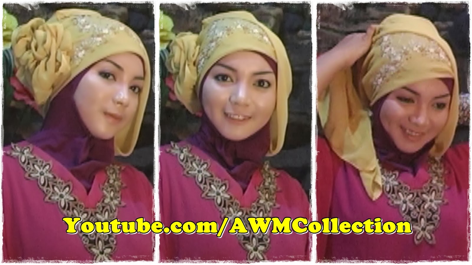 30 Gambar Lengkap Tutorial Jilbab Paris Youtube Untuk Kamu