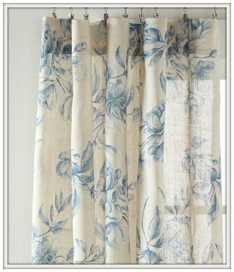 Master Bedroom-New House-Makeover-Blue Floral Curtains-Country Curtains-From My Front Porch To Yours