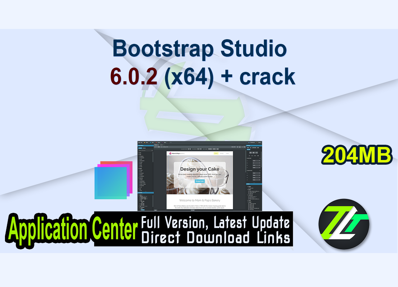 Bootstrap Studio 6.0.2 (x64) + crack