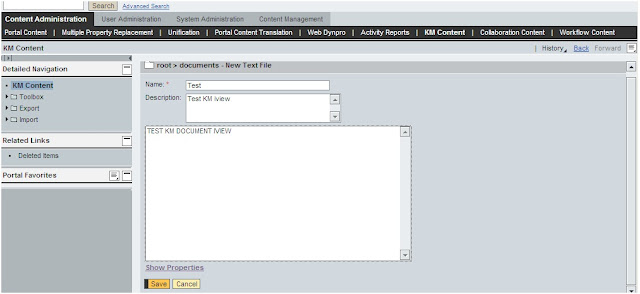 How to Create a KM Document Iview in SAP EP onlysapep.blogspot.in only sap ep  blogspot 