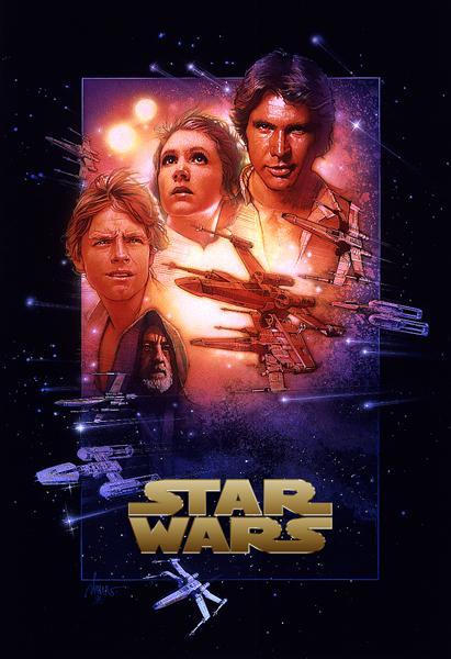 Star Wars Episode IV – New Hope (released in 1977) - the start of the Star 