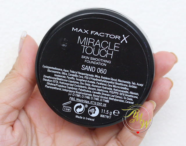 a photo of Max FactorX Miracle Touch Skin Smoothing Foundation Review