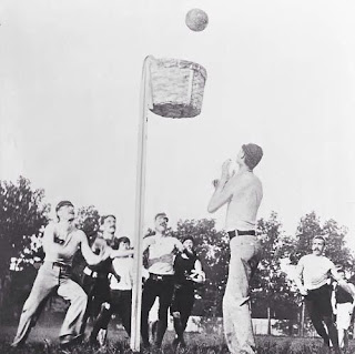 The first basketball game