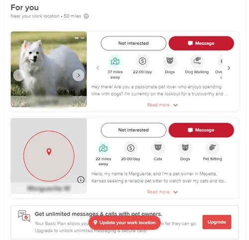موقع PetSitter