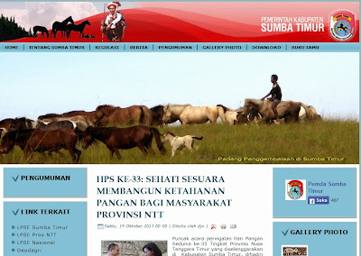 Arti Lambang, Website Pemerintah, Sumba Timur, Lambang Kabupaten, NTT