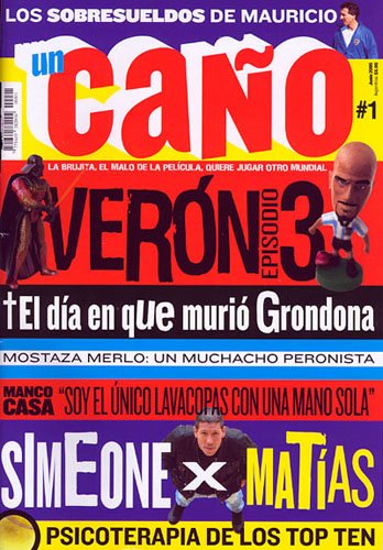 Tapa de la revista 'Un Caño' número 1