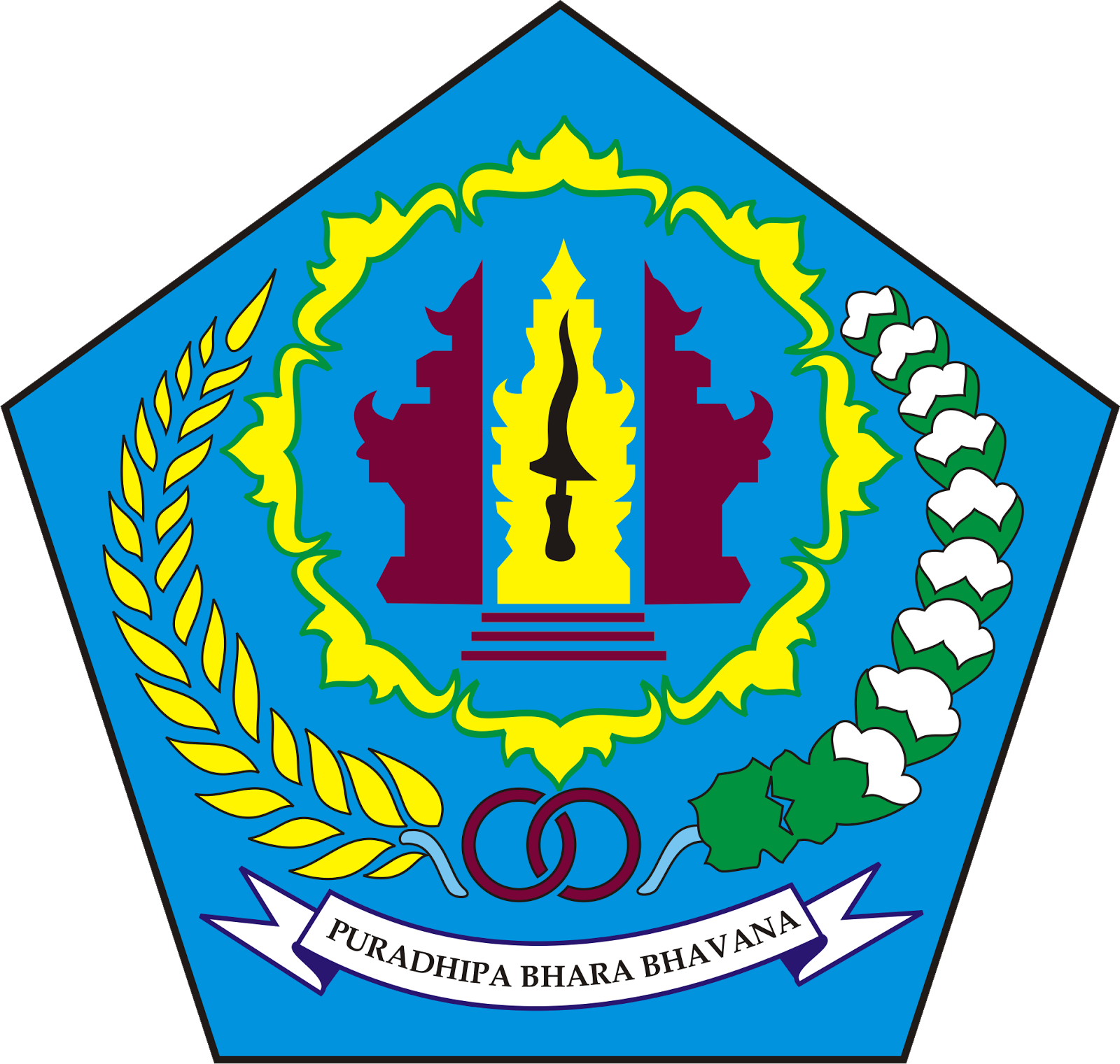 MAKNA ARTI LOGO LAMBANG KOTA DENPASAR 