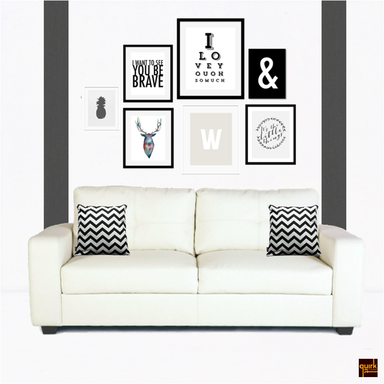 Quirk It Design  White  Couch Makeover