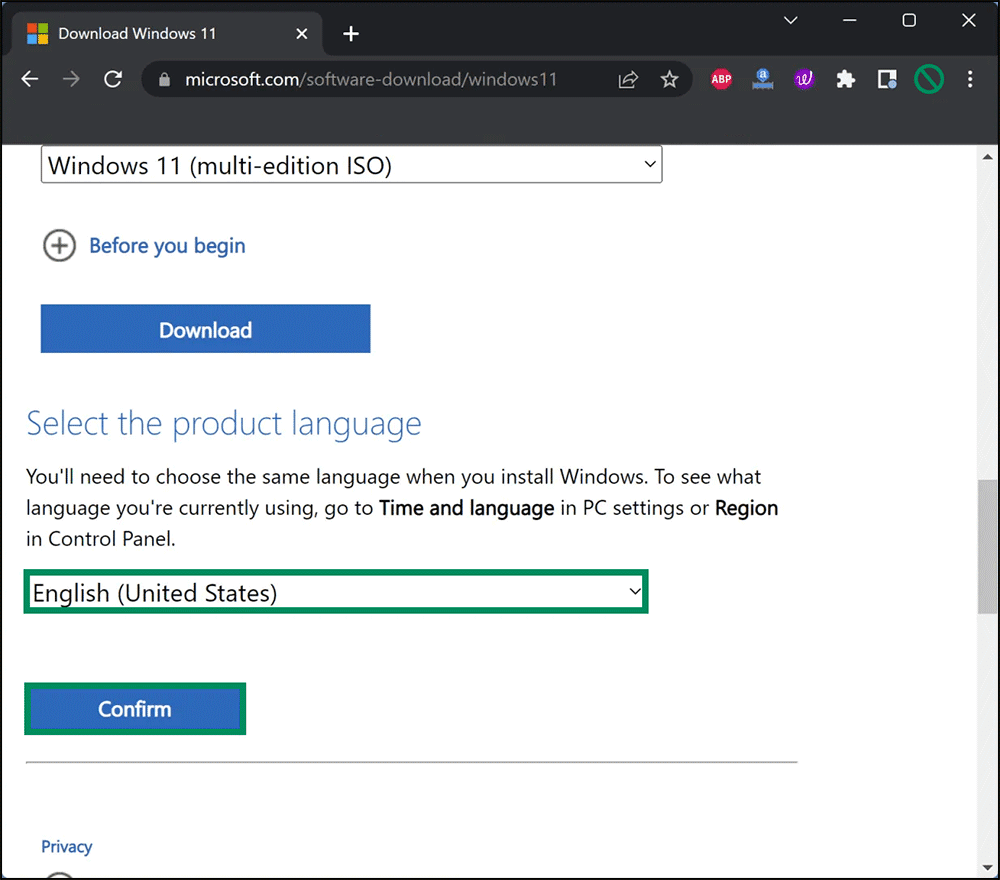 2-Download-Windows-11-Select-the-product-language