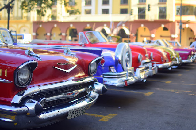 Classic American Cars in Havana, Cuba