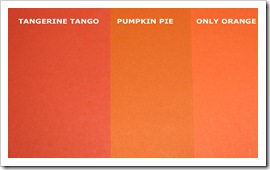 TANGERINE TANGO COMPARISON