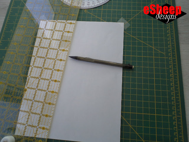 DIY Wedge Ruler by eSheep Designs