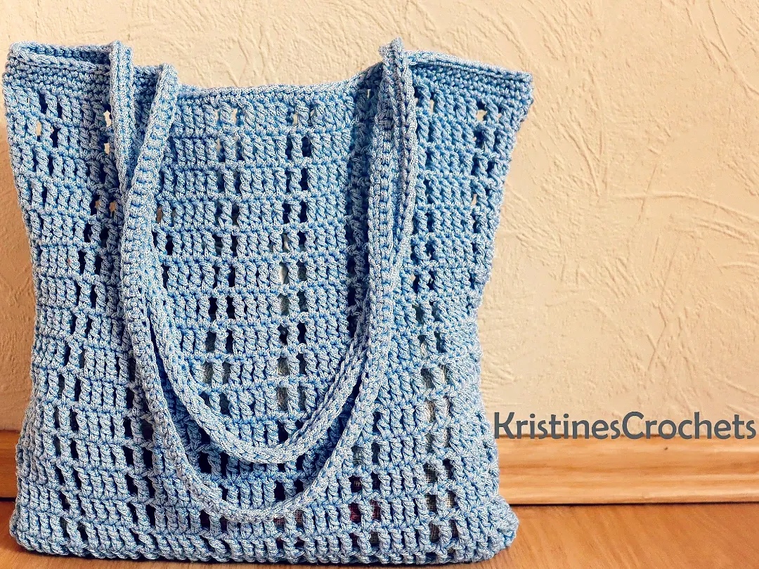 Easy Crochet Tote Bag Pattern - Free