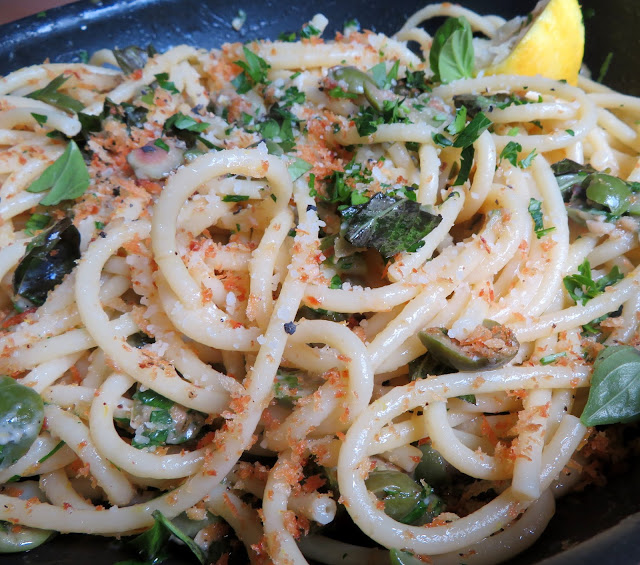 Lemon & Green Olive Pasta