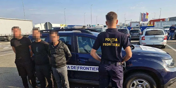 Cetățeni străini depistați de polițiștii de frontieră în timp ce încercau să intre ilegal în ţară