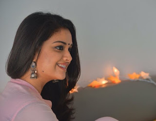 Keerthy Suresh in Pink Dress with Cute and Lovely Chubby Cheeks Smile Latest Image