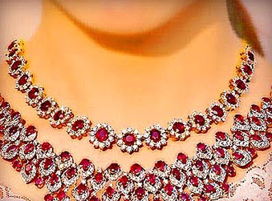 Ruby Necklace models