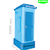 Portable Toilet Biofresh Tipe C / Public Toilet / Toilet Proyek / Fleksibel Toilet Umum