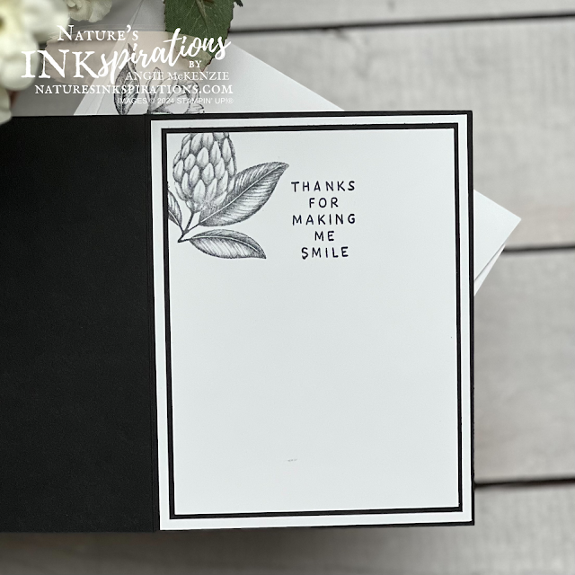 Inside the Magnolia Mood card | Nature's INKspirations by Angie McKenzie