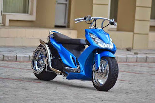 motor matic suzuki skydrive modif