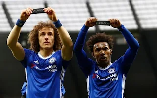 Arsenal signing Willian is delighted to be reunited with David Luiz.