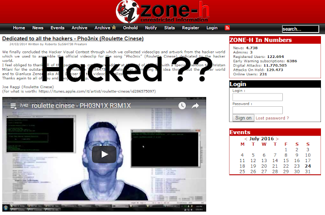 Zone-h.org Got Hacked