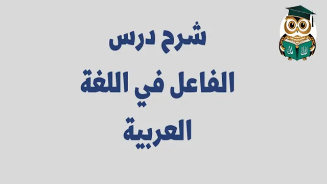 الفاعل - تعريفه وأنواعه ووظائفه