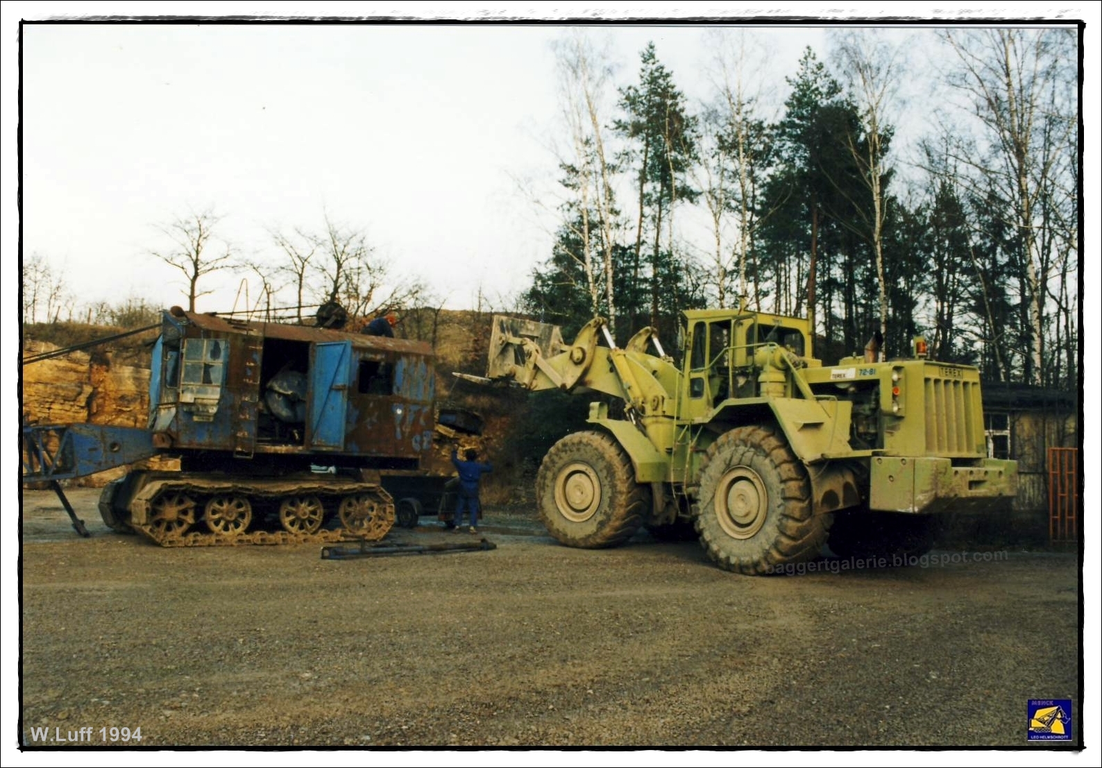 Bagger Galerie Construction Machines Terex 72 81 Radlader Menck Mc