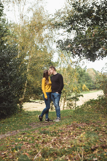 Autumnal pre-wedding shoot in Sutton Park | byGarazi | Birmingham Portrait Photographer 