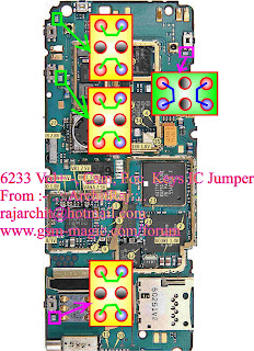 6233 Side Keys IC Jumper LG KU990 FREE UNLOCK