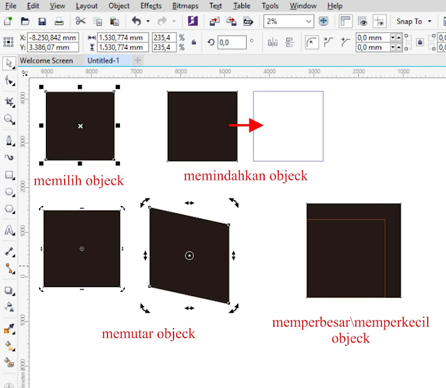 Cara Mudah Seleksi Objek Menggunakan CorelDraw