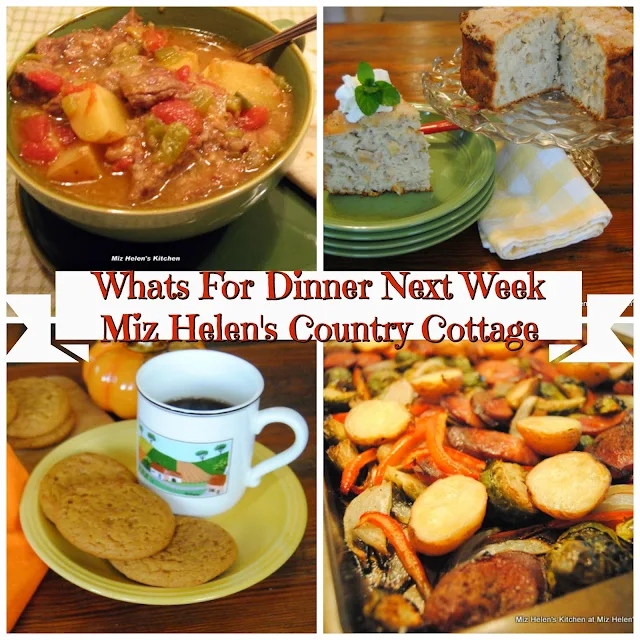 Whats For Dinner Next Week,10-13-19 at Miz Helen's Country Cottage