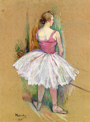 Dancer on Foot, Back View