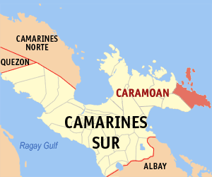 Map of Camarines Sur- Caramoan