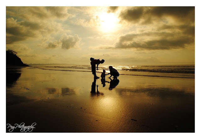 Sunset di pantai Grajagan Banyuwangi