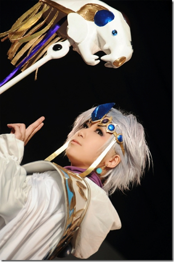 magic knight rayearth cosplay - guru clef