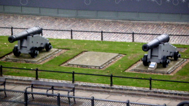 Cannon at the Tower of London