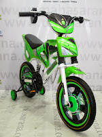 Sepeda Anak Merino Motocross 16 Inci Green