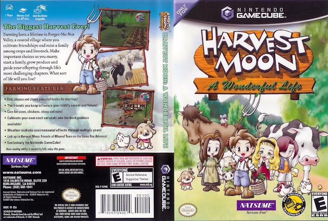 Harvest Moon A Wonderful Life (Eng) Cover Gamecube Games