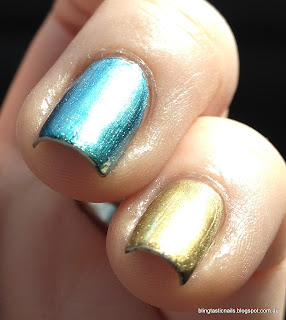 China Glaze Unpredictable and Swanky Silk