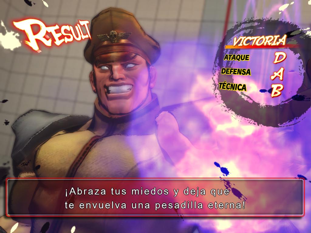 R.Mika's Training Room: Frases de Victoria SSF IV: M. Bison