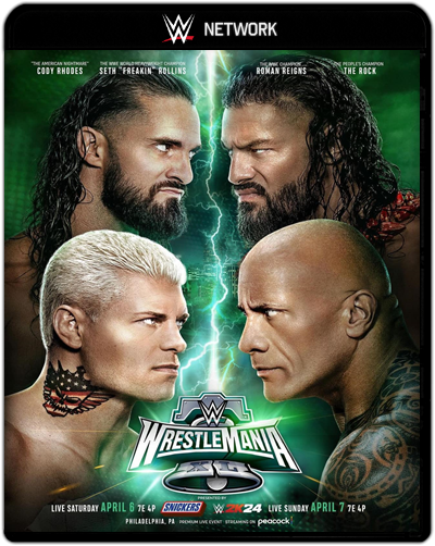 WWE Wrestlemania 40 Night 1 (2024) 1080p WN WEB-DL Latino-Inglés [No Subt.] (Wrestling. Sports)