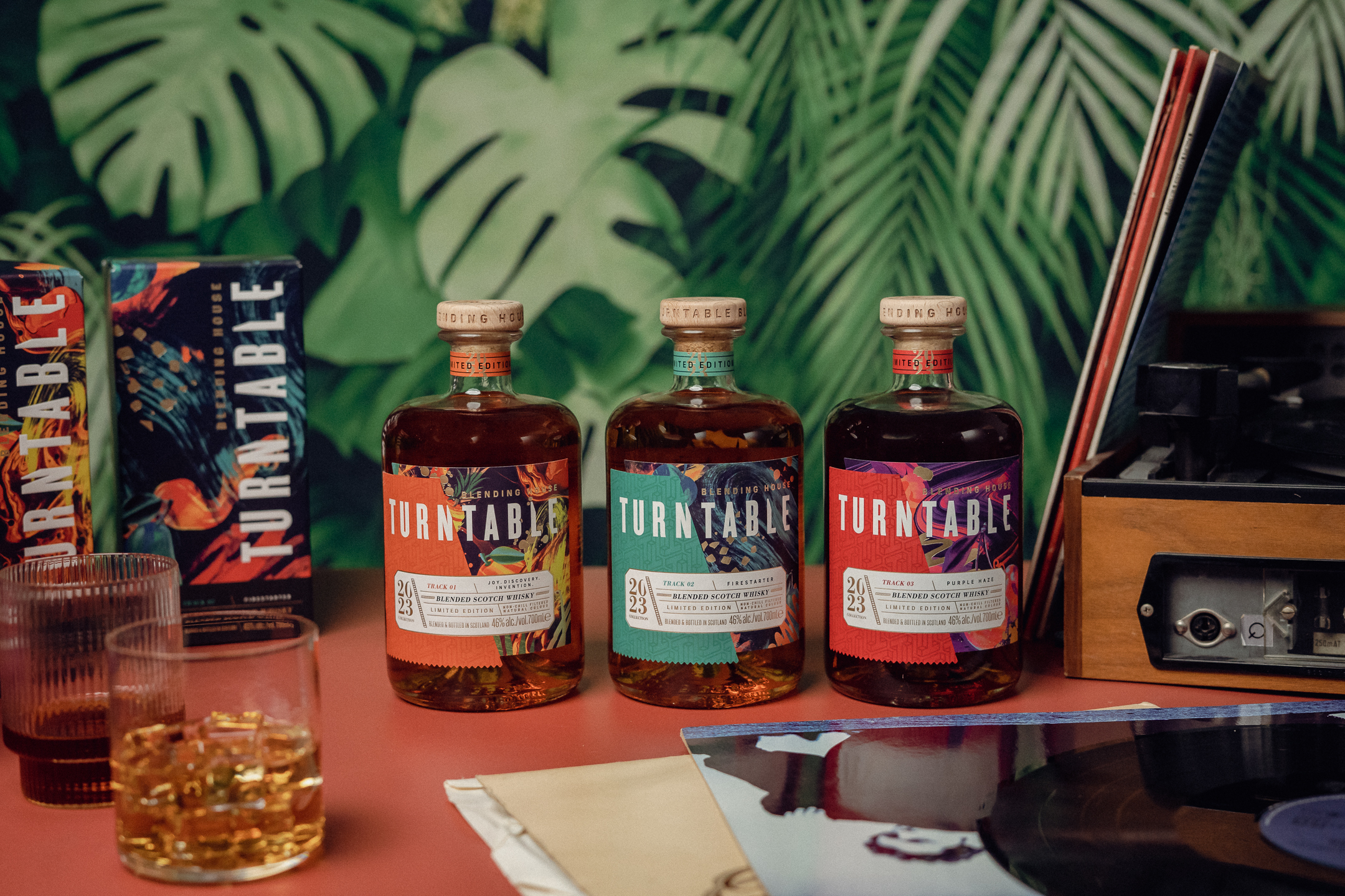 Turntable Blending House legt drei Limited Editions an Blended Scotch Whiskys auf