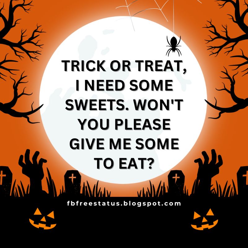 Halloween Day Trick or Treat Quotes and Sayings