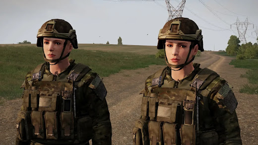 Arma3に2人の女性キャラクターを追加するTFTW Female Characters MOD