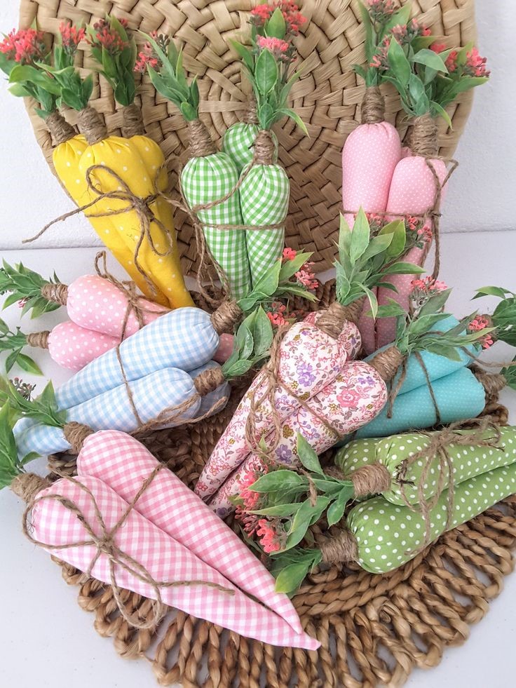 Easter/spring decoration ideas: tray