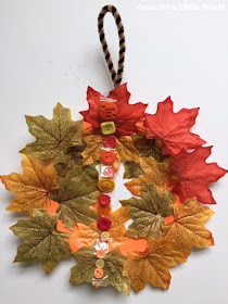 Autumn wreath decoration