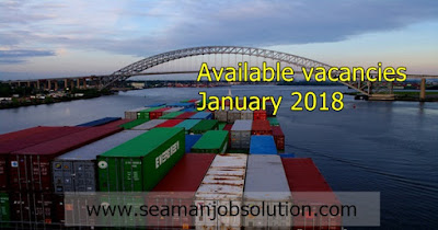 Seaman job vacancy 2018