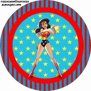 Wonder Woman, Toppers or Free Printable Candy Bar Labels.