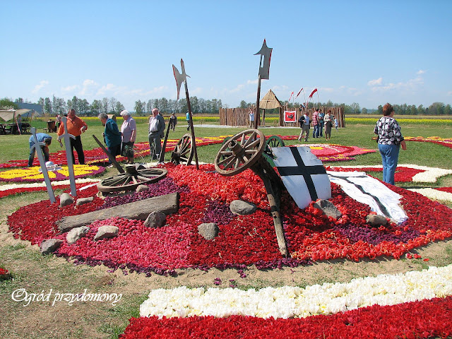 Żuławski Tulipan, ogród przydomowy